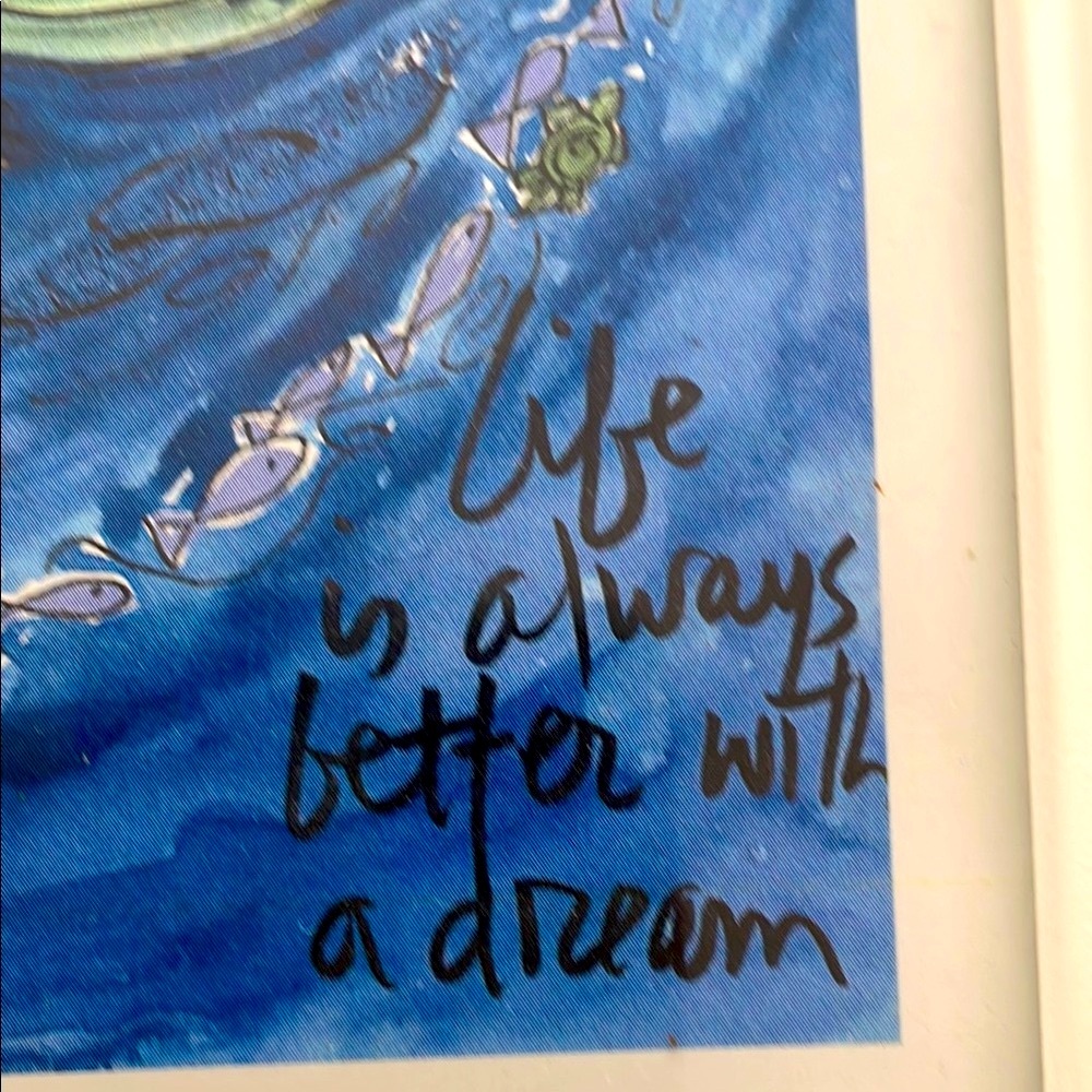 Coastal Dream Art Print in White Frame - Picture 4 of 4